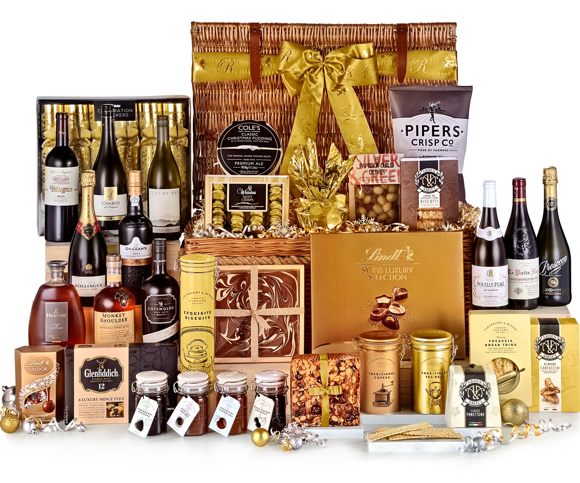 Regency Feast Hamper With Bollinger Champagne Regency Hampers